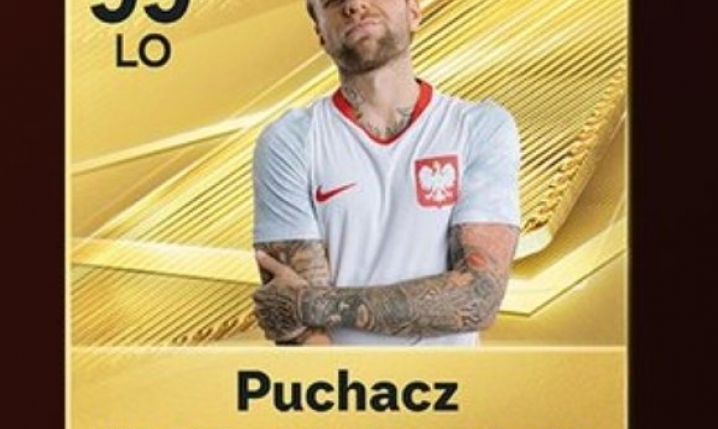 Tak zaprezentowano kartę TYMOTEUSZA PUCHACZA na oficjalnej prezentacji składu na mecz ze Szwecją XD